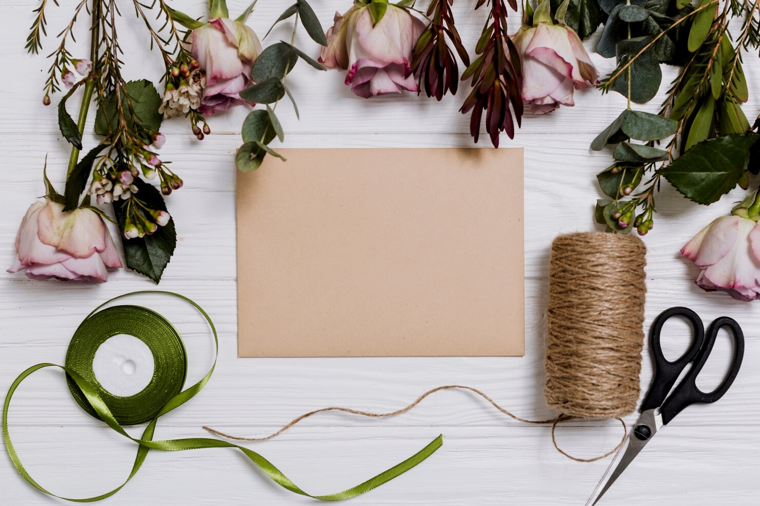 Romantisk bröllopsinbjudan